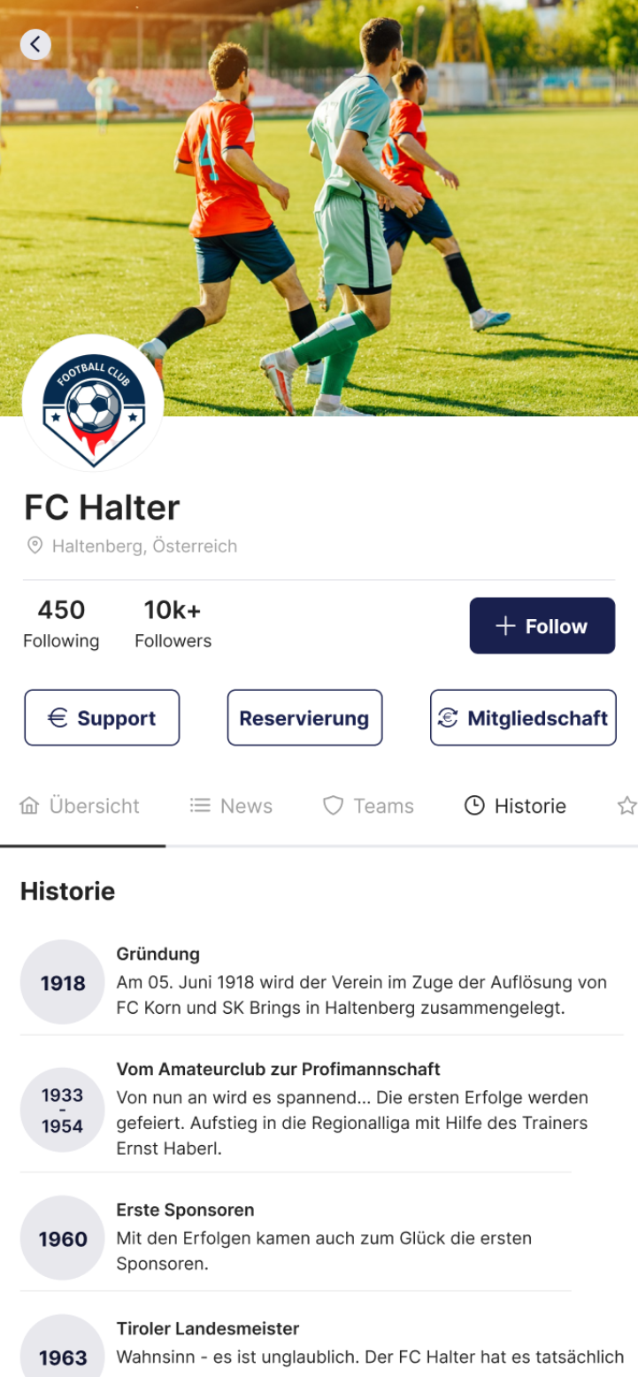 Club profile FC Halter Historie_1