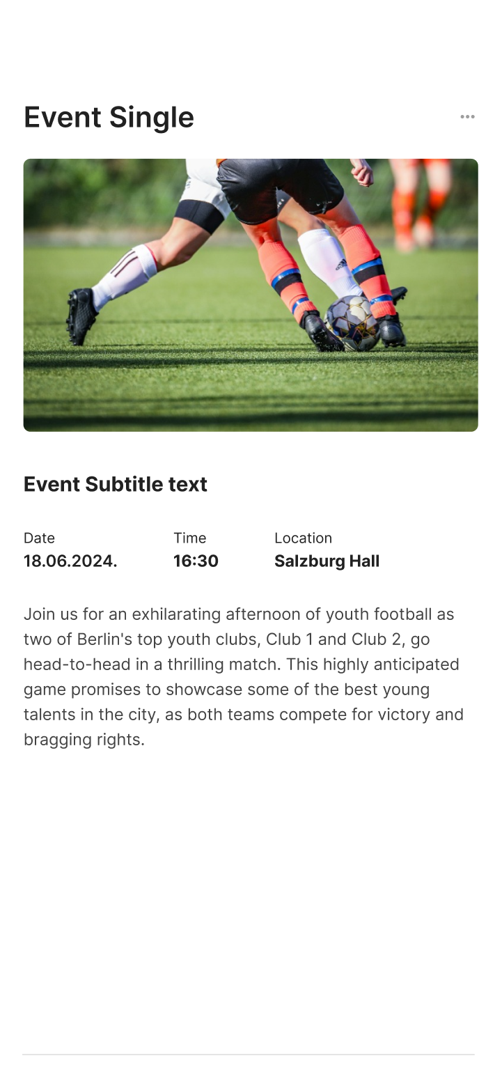 Event Single